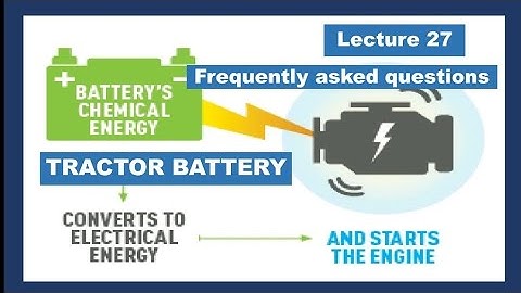 Lec. 27: Tractor Battery #icar_exam_date_2023 #mcaer_pg_cet_application_form_2023 MCAER PG CET 2023