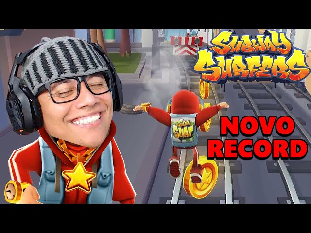 Nada, apenas o meu recorde no Subway Surfers. Novo Recorde! Toque