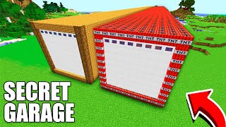 What's inside the LONGEST GARAGES in Minecraft ? VILLAGE garage vs TNT garage !