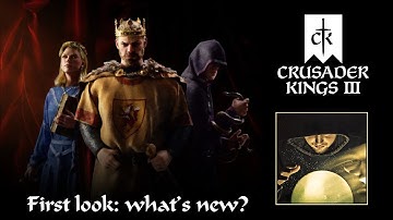 Crusader Kings 3! First look at the game, what is crusader kings? & differences with CK2 - the Sage