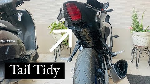 Tail tidy  installed in bike || R15M | NEW MODIFICATION | BEST MODIFICATION