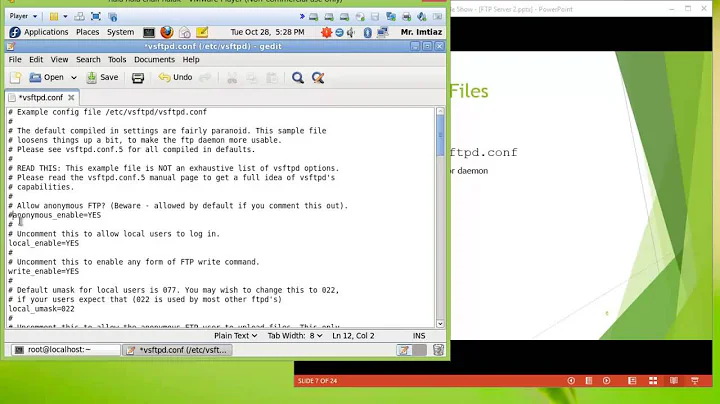 Configuring vsftpd FTP Server in Fedora Linux