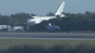 X-37B OTV-4 landing (close-up) 7 May 2017