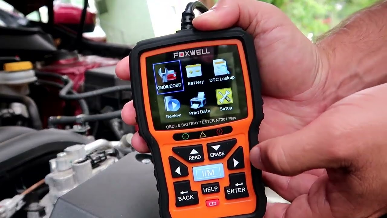 FOXWELL NT301 Plus OBD2 Scanner Battery Tester 𝟮 𝗶𝗻 𝟭 Code Reader&Scan  Tool Review