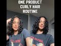 My One Product Curly Hair Routine | Super Easy Defined &amp; Voluminous Results | Sydney Hyatt