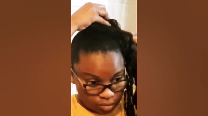 Loc Bun On Starter Locs #hairstyles #locstyles  #blackgirlmagic