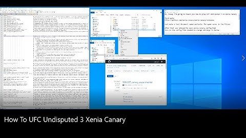 How To UFC Undisputed 3 Xenia Canary