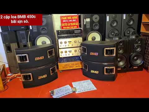 Tiếp tục lên Sóng 2 cặp loa BMB 450c . nguyên zin cả gân . phạm thức audio 0972192087