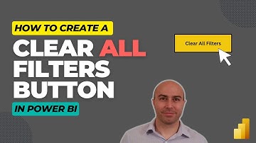 Clear ALL Filters Button in Power BI (ONE Click to Remove Filters)