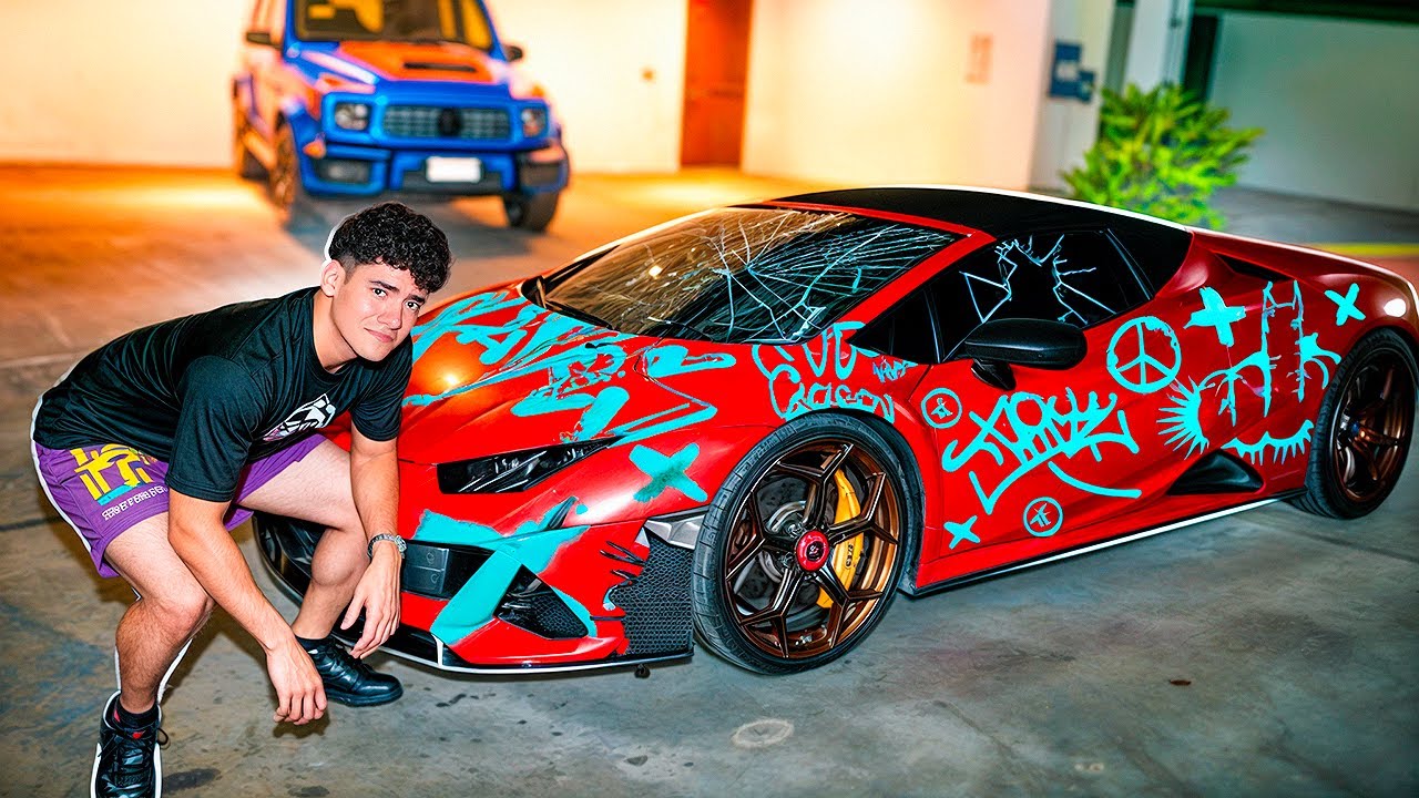 VANDALIZARON MI LAMBORGHINI EN LA NOCHE Y FUE UN NIÑO !! - TheDonato