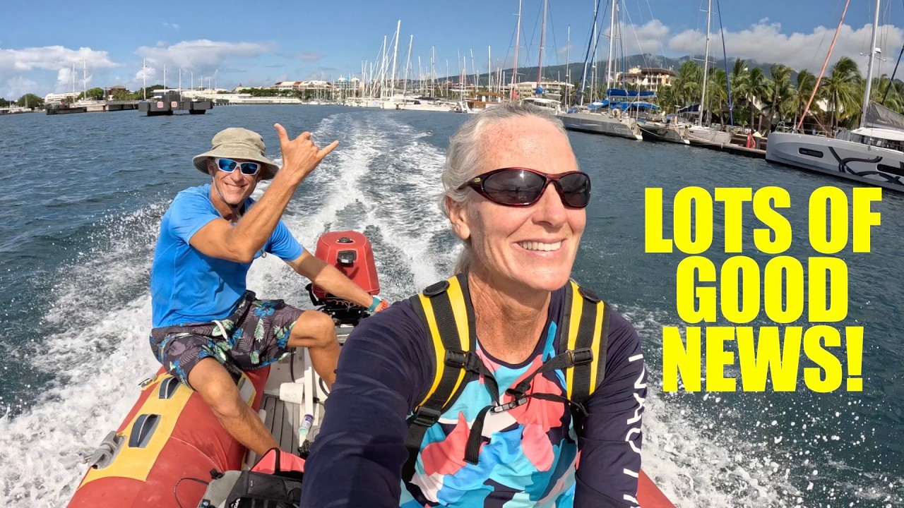 ⁣392: Boat Repairs Before Leaving French Polynesia and we found a PRODUCT YOU WILL LOVE