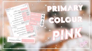 How to make your bloxburg PRIMARY colour to PASTEL PINK!! || ItsHyperMoon