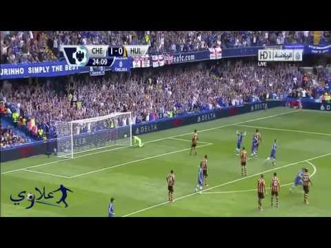 هدف فرانك لامبارد الصاروخي من ركلة حرة ضد هال سيتي 18 08 2013 تعليق رؤوف خليف 720