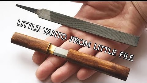 little tanto from a little file #maker