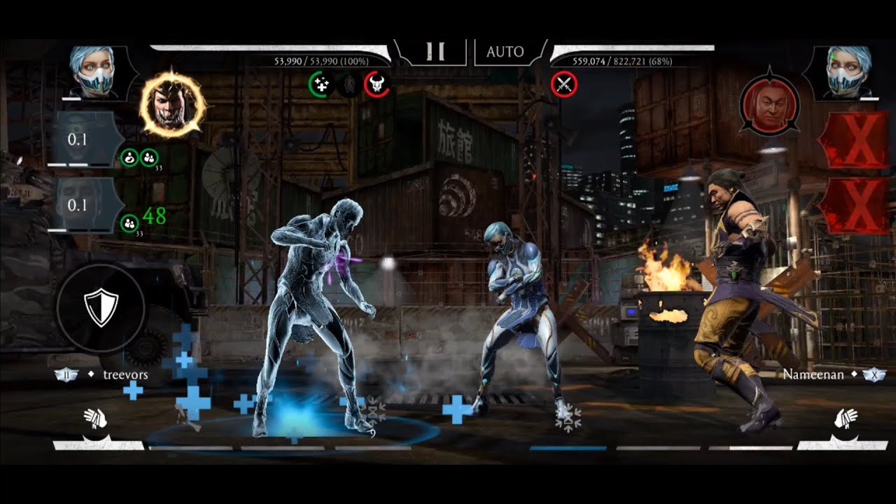 MK Mobile. Complete Realm Klash Tower Run Witth Fusion 2 Mk11 Frost 