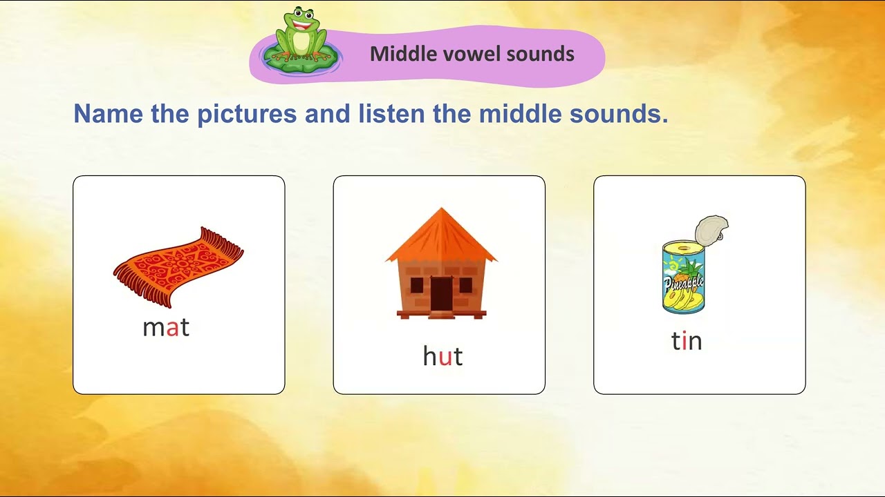 Ch 10 | Learners Publications | Phonic Primer | Middle Vowel Sounds | For children