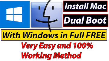How to install Mac Dual Boot With Windows in Full Free | Very Easy and 100% Working Method