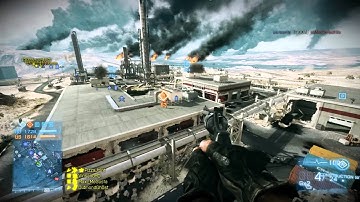 T-90 shot to chopper cross the map - *MY POV* | Battlefield 3