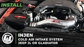 Jeep JL Wrangler/Gladiator Install: Injen Evolution Roto-Molded Cold Air  Intake System - YouTube