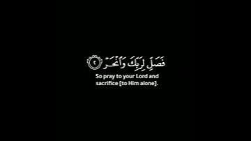 سورة الكوثر عبدالرحمن مسعد تلاوة هادئة 😴🎧