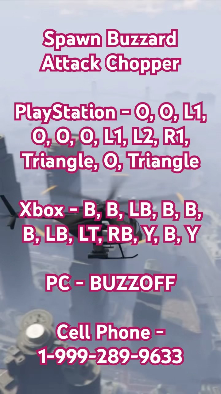 GTA 5 Helicopter Cheat Code YouTube Oardefault 