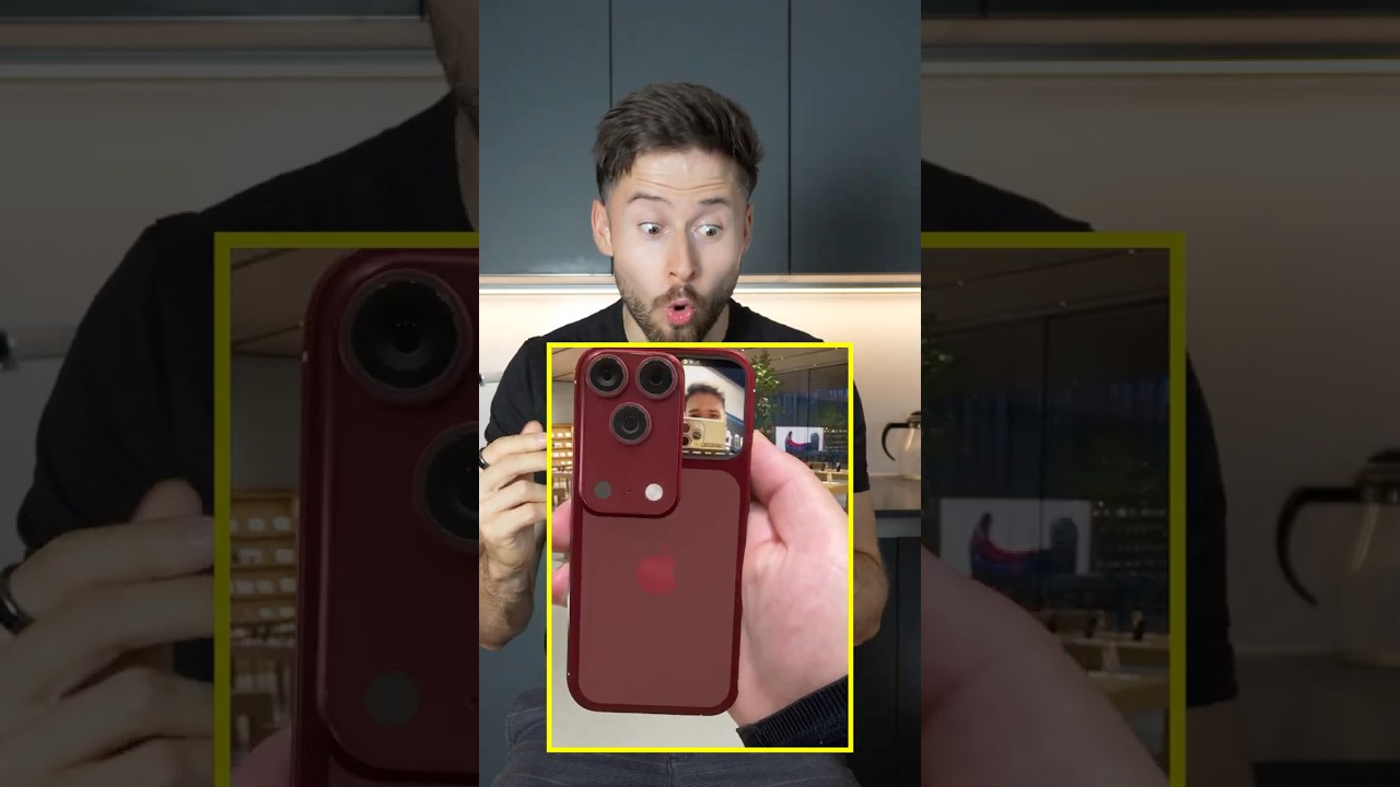 Das neue iPhone 18 hat einen geheimen Display hinter der Kamera?😳