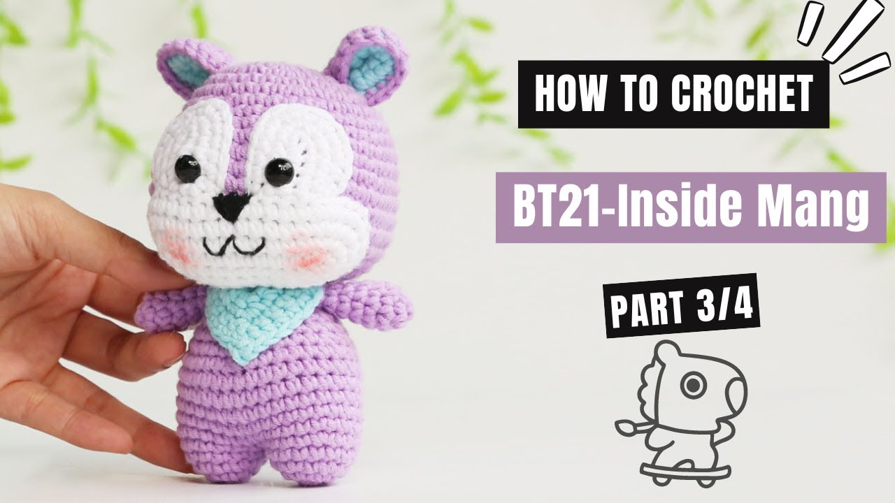 #491 | BTS BT21 Inside Mang  Amigurumi (3/4) | How To Crochet Animal Amigurumi | @AmiSaigon