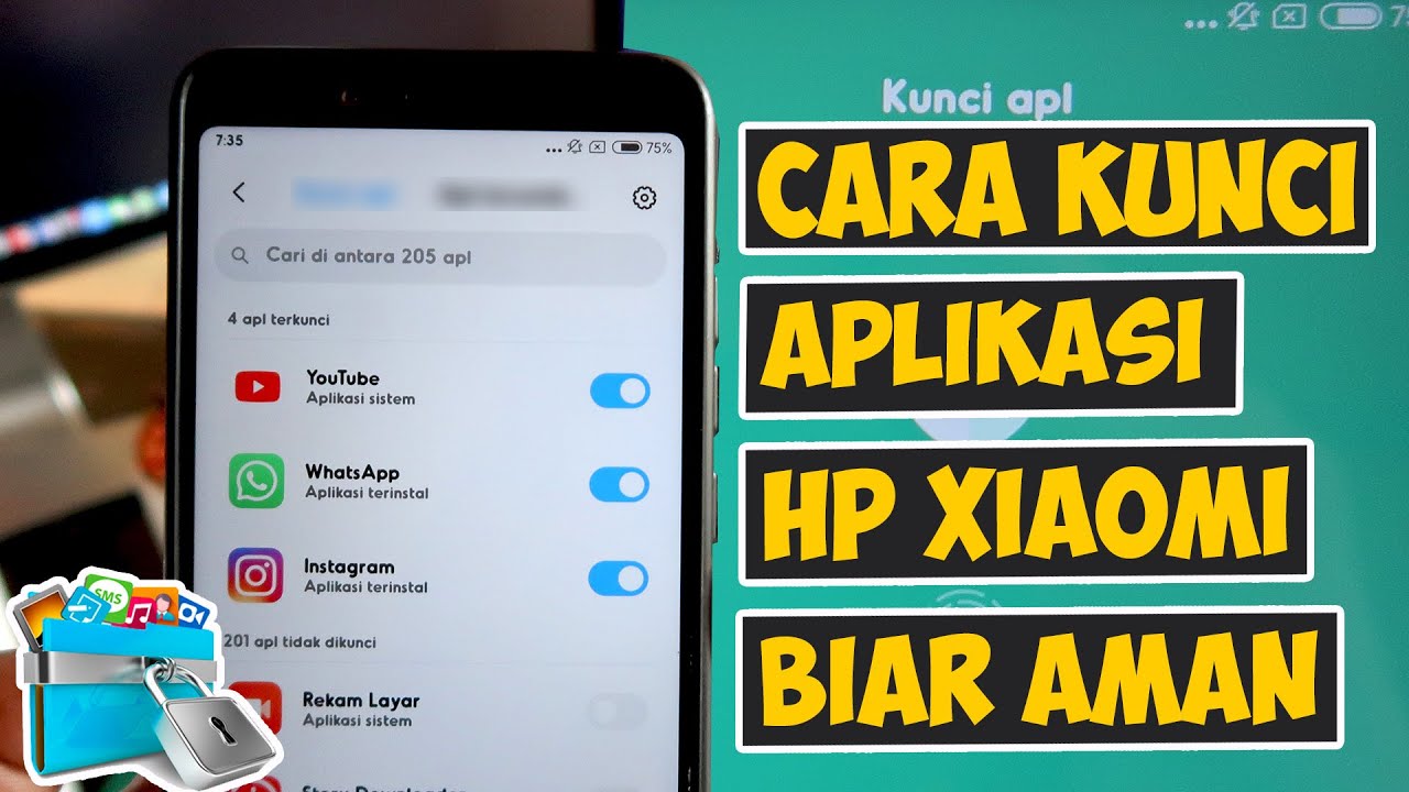 Cara Mengunci Aplikasi Android Dengan Sidik Jari Di Hp Xiaomi Miui Youtube<script async src=