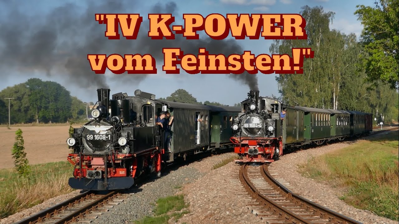 Großes Festwochenende auf der Döllnitzbahn | Zwei IV Ks im Einsatz | 7.9.2024