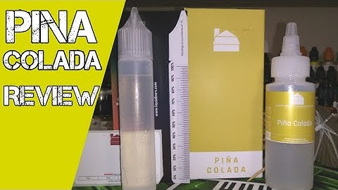 DIY E-Liquid Liquid Barn Pina Colada Flavor Review