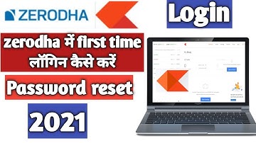 How to|Login first time in Zerodha Kite|First time password set kaise kare|Reset password||Zerodha