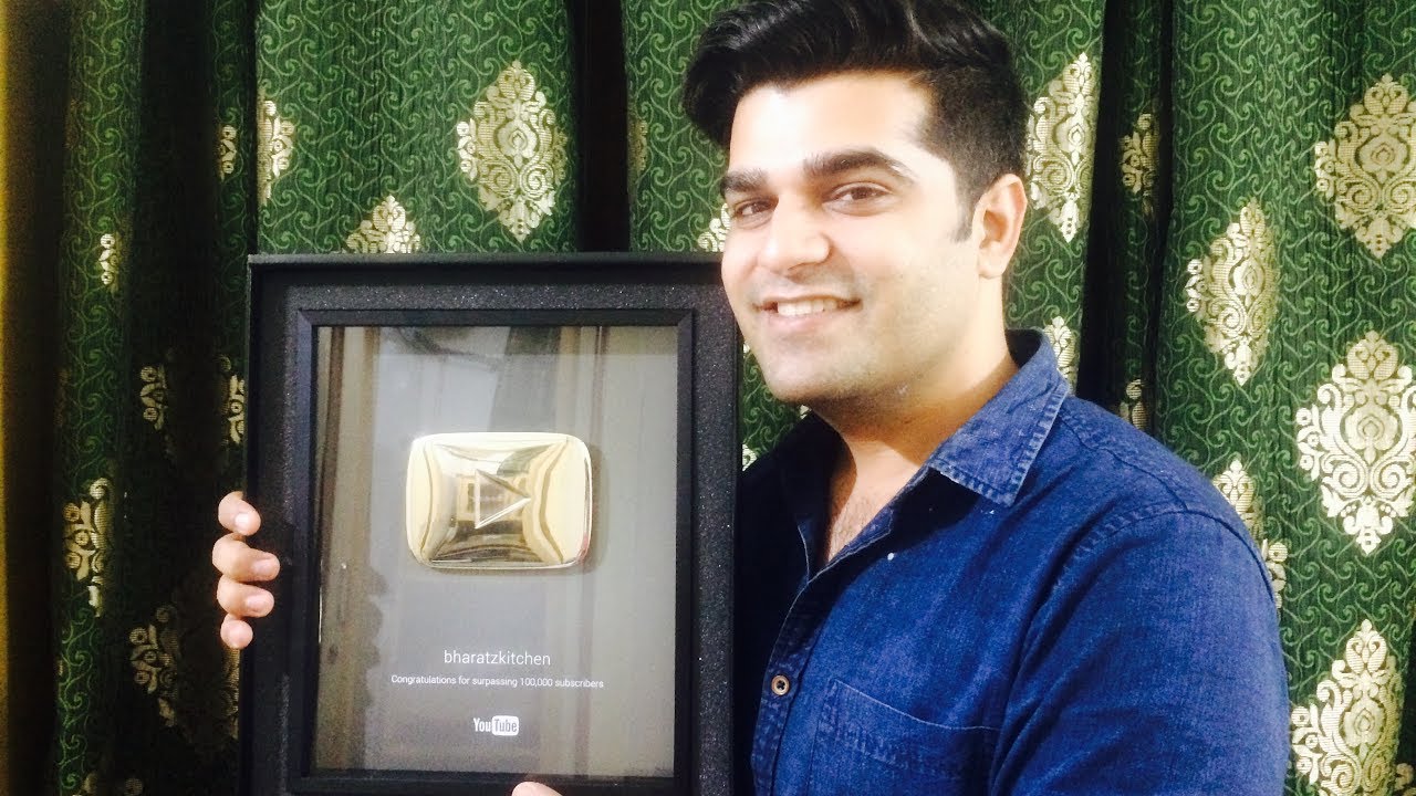 Lets chat with Youtube silver play button | bharatzkitchen