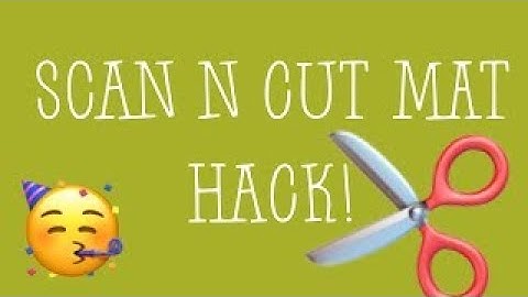 Make your own mats for Brother Scan n Cut!