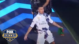 Cristiano sings ‘Ronaldo Ballon d’Or’ with Real Madrid fans | FOX SOCCER