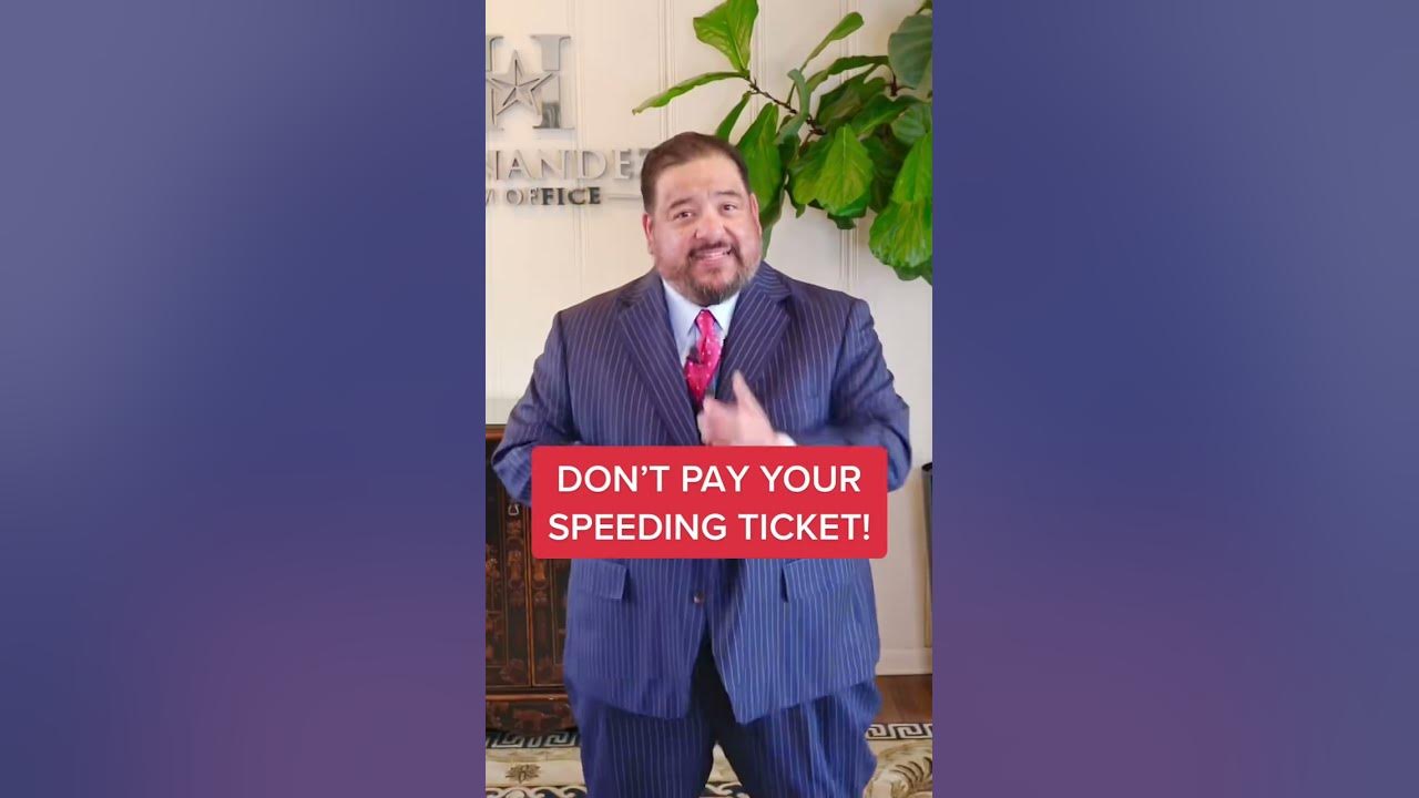 Don’t pay that speeding ticket! 🚗 #lawyer #law #texas #speeding