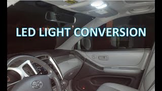 LED Interior Light Replacement  Toyota Highlander