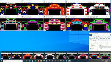 16x32 pixel 5 part  3D arch gate effects for T8000 part 6