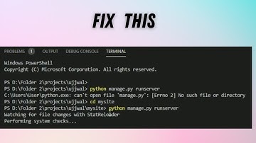 How to Fix “python: can’t open file ‘manage.py’: [Errno 2] No such file or directory”