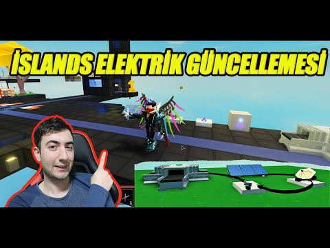 Islands Electricity ⚡ | Skyblox Elektrik Güncellemesi, Elektrik Sistemleri Nasıl Kurulur | ROBLOX 🤩🤩