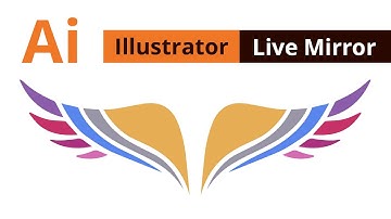 Live Mirror Symmetric Design - Adobe Illustrator Tutorial