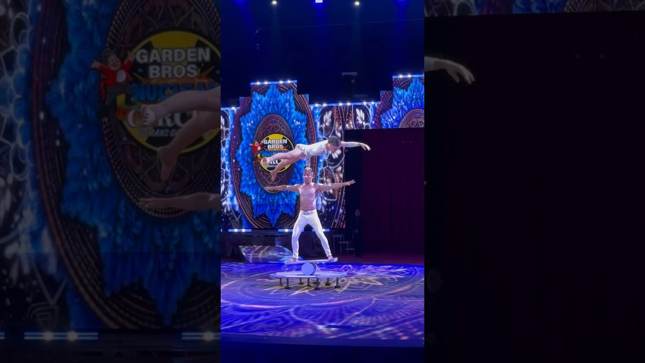 Incredible Performance at Garden Bros Circus | Teeter Board Acrobatics