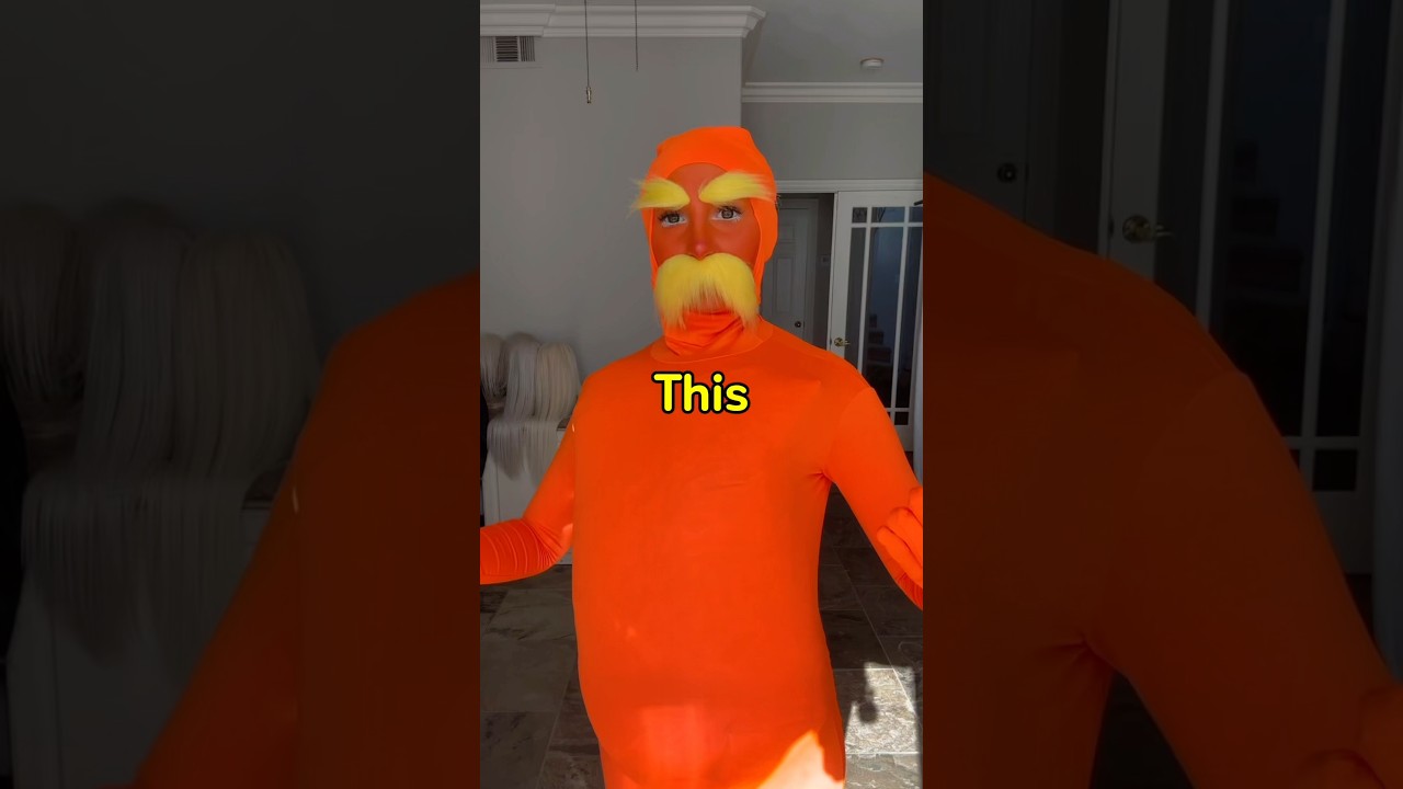 The Lorax Cosplay Makeup 😭
