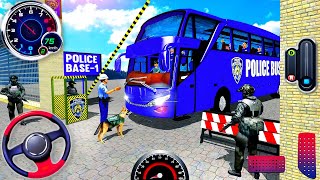US Police Bus Driving NEW Simulator - Off Road Transport Duty Driver 3D - Android GamePlay #4 screenshot 3