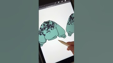 Hoodie Mockup & Procreate Brushes for Fashion Design - Link in bio