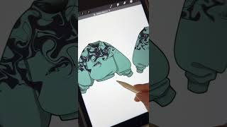 Hoodie Mockup &amp; Procreate Brushes for Fashion Design - Link in bio