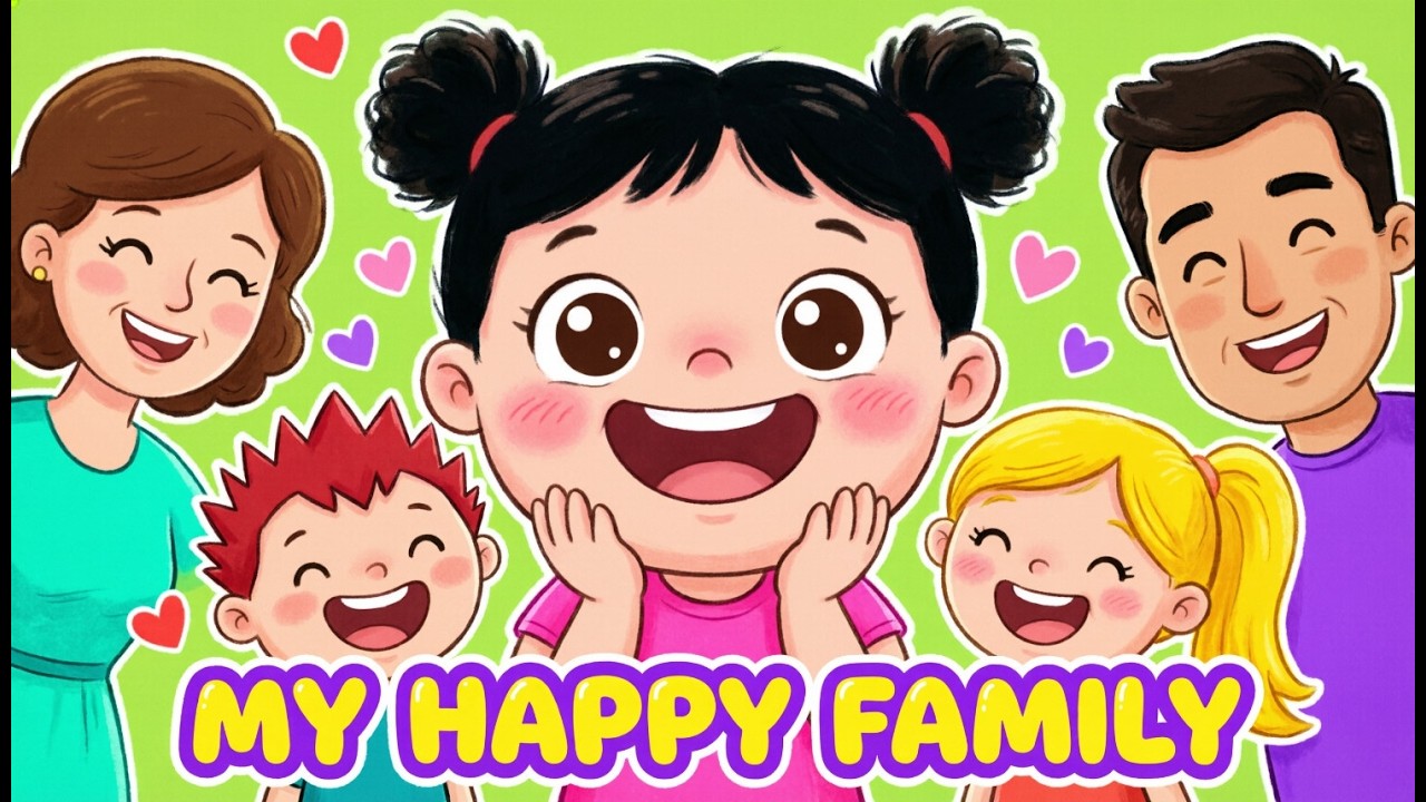 I Love My Family Song 💕 Family Day | Kids Songs & Rhymes - YouTube