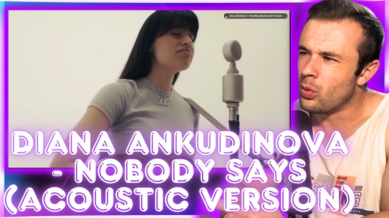 Реакция бодибилдера на песню Дианы Анкудиновой "Nobody Says" (акустическая версия).