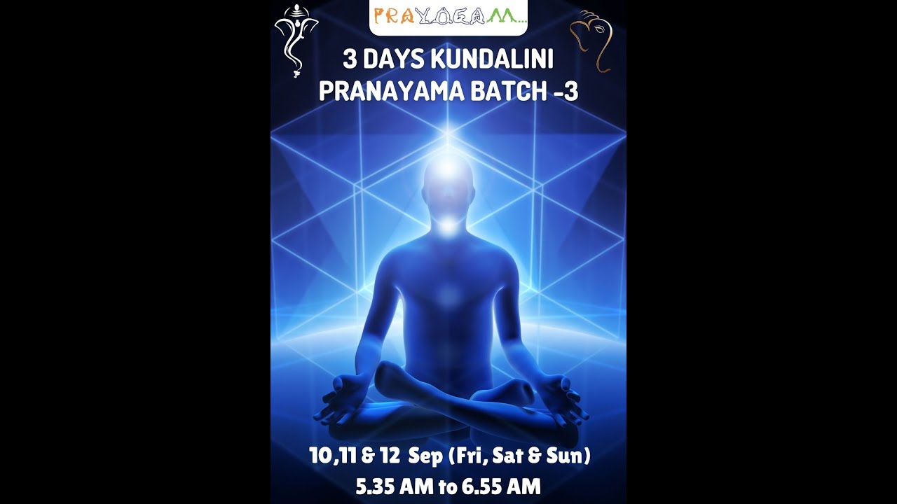KUNDALINI Pranayama Batch - 3 Day - 3 - YouTube
