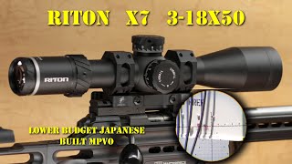 RITON Conquer X7 3-18x50 PSR Reticle - First Person Review