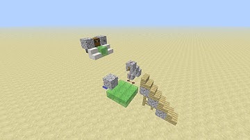 Minecraft Simple Easy Slime Block Jump-On-Platform System.